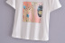 nueva camiseta de manga corta con cuello redondo de dibujos animados NSAM42372
