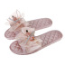 bowknot satin home slippers  NSPE42409