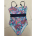 fashion printing stitching one-piece swimsuit  NSHL42464