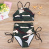 camouflage print multi-rope split bikini NSHL42472