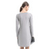 round neck fashion long-sleeved dress NSJR42560