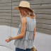 loose summer pure color casual style tops NSKA42693