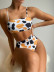 fashion sexy printed high waist swimwear NSDA42712