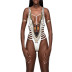 ethnic style printed one-piece swimsuit  NSHL42870