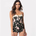 fashion printing sexy one-piece swimsuit  NSHL42871