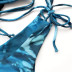 Marine multi-string lace-up split bikini NSHL42874