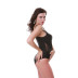 solid color mesh stitching one-piece swimsuit  NSHL42875