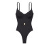 solid color open back sexy one-piece swimsuit  NSHL42889