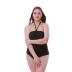 solid color pleated halter one-piece swimsuit  NSHL42892