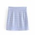 Spring Retro Plaid Short Skirt  NSAM42980