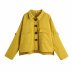 spring solid color patch pocket jacket  NSAM42985