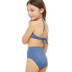 parent-child petals high waist split swimsuit  NSHL43137