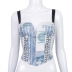fashion printed sling top  NSHLJ43172