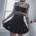 high waist pleated skirt  NSXE38661