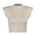 fashion shoulder pad woolen short top NSXE38664