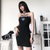 sexy sling butterfly embroidered dress  NSXE38666