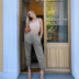fashion casual loose high-waisted harem trousers  NSXE38672