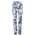 fashion high-waist tie-dye pleated denim trousers NSXE38678
