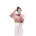 casual loose solid color satin shirt NSGE38898