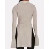 Fashion open-sleeve breasted split long sweater NSAC43406