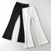Pantalones de mezclilla delgados de moda elástica de cintura alta NSAC43413