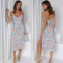 summer new style backless print dress NSYD43448
