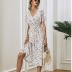 summer new floral white dress NSYD43450