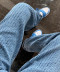 pantalones de mezclilla nuevos de primavera de cintura alta NSHS43536