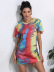 vestido estilo camiseta con grafiti NSGHY43746