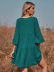 New Spring and Autumn V-neck Sleeve Loose Dress NSGHY43767