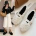 Double buckle design fluffy shoes NSPE43776