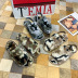 Leopard print elastic heel belt slippers  NSPE43778