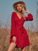 new long-sleeved V-neck sexy dress NSGHY43783