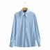 solid color silk satin texture shirt  NSAM43864