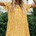 spring new style round neck printing dress NSAXE43961