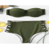 solid color sling split bikini NSHL44029