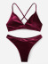 solid color velvet bikini NSHL44034