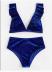 velvet flashing split swimwear NSHL44036