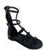 Casual cross belted flat sandal boots NSHU44068