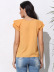 summer V-neck casual ruffled short-sleeved T-shirt NSGHY44138