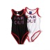 sexy letter printing one-piece sports bodysuit NSAC44234