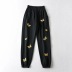 Pantalones deportivos casuales bordados con mariposas elásticas NSHS44293
