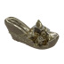 Blinged froral decor thick high heel slide slippers NSHU44314
