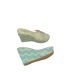 Fashion bling decor thick high heel slide slippers NSHU44315
