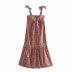 new style printed strappy dress  NSAM44577