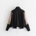Fashion embroidery sleeve baseball jacket NSAM44597