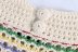 Fashion rainbow net knit top NSAM44632