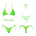 Strapping triangle thong bikini swimsuit NSHL44682