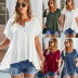 pure color leisure breathable T-shirt  NSDY44685