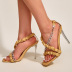 metal chain stiletto sandals  NSSO44715